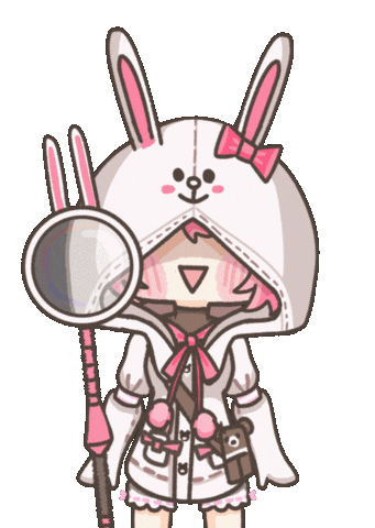 Bunny Identity V Sticker by Fluffy the Thunder God 雷神阿毛