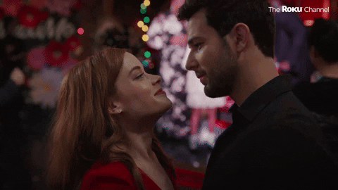 In Love Kiss GIF by The Roku Channel