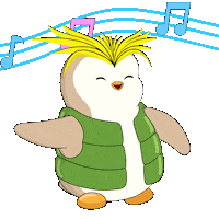 Happy Turn Up Sticker by Pudgy Penguins