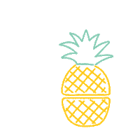 Pineapple Tiki Sticker by Tanjong Beach Club