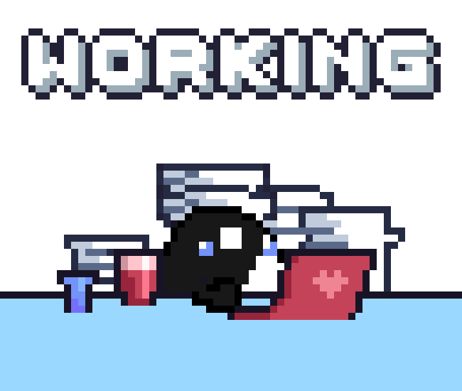 Sad Work Sticker by Potatozzz by 9GAG