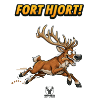 Humor Hurry Sticker by Gravseth Jakt & Trofé