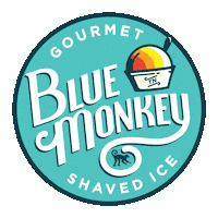 Shaved Ice Food Truck Sticker by Blue Monkey Shaved Ice