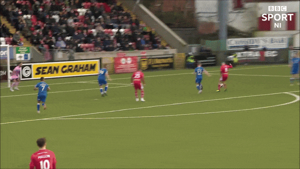 Celebrating Red Army GIF by Cliftonville Football Club
