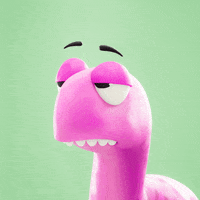 T Rex Eye Roll GIF by Claynosaurz