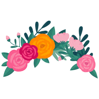 Flower Crown Sticker