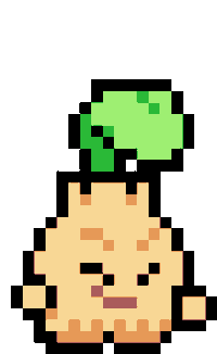 Rock Pixel Art Sticker