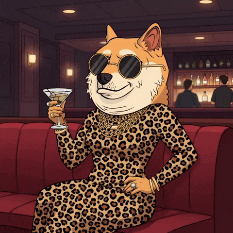 Shiba Inu Drinking GIF by Doge Pound