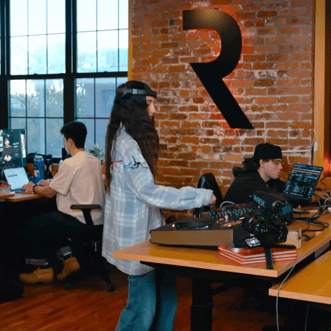 Vibing Disk Jockey GIF by Respective