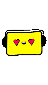 Love You Sticker by The Squibbles