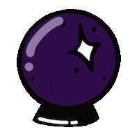 Bola De Cristal Halloween Sticker