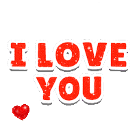 I Love You Hearts Sticker by Lucas and Friends by RV AppStudios