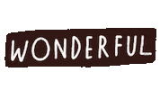 Wonder Wonderful Day Sticker
