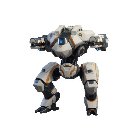 plarium robot mech paragon plarium Sticker