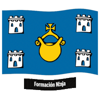 Flag Spain Sticker by Formación Ninja