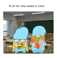 School Gnome GIF