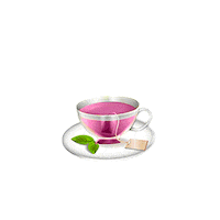 Posto7app pink relax tea relaxing Sticker
