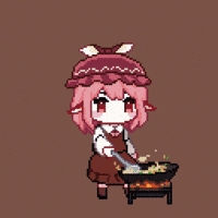 Mystia Lorelei Cooking GIF