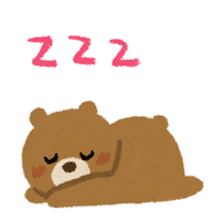 Sleep Bear Sticker