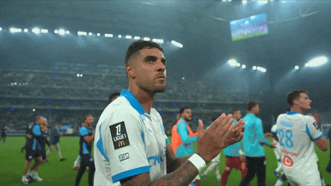 Football Smile GIF by Olympique de Marseille