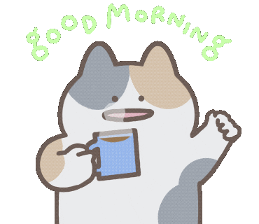 Good Morning Hello Sticker