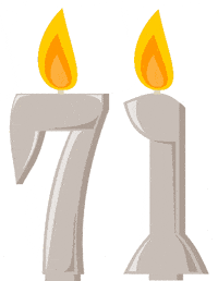 Birthday Flickering GIF
