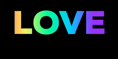 SpotAgency giphygifmaker love arcobaleno spotgif GIF