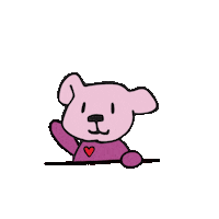LeonieSp hello bye hey bear Sticker