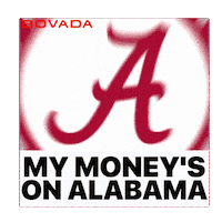 Alabama Football Sticker by Bovada