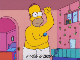homer simpson deodorant GIF