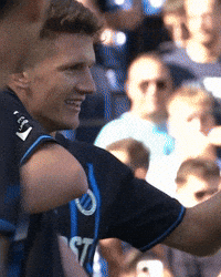 Blauw-Zwart GIF by Club Brugge