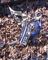 Blauw-Zwart GIF by Club Brugge