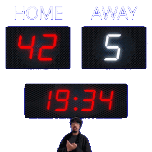 5 Away Sticker