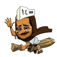 Aam Aadmi Party Stickers Sticker by Afternoon films for iOS & Android ...