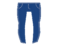 ascrapper cafe craft polaroid jeans Sticker