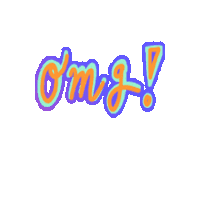 Omg Sticker by SKNEDIT