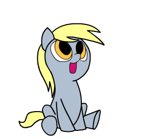 happy my little pony Sticker
