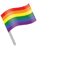 Waving Gay Pride Sticker by Darden Restaurants