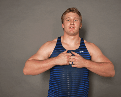 Celebration Superman GIF by BYU Cougars