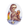 lazy STICKER by imoji
