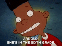 hey arnold nickelodeon GIF