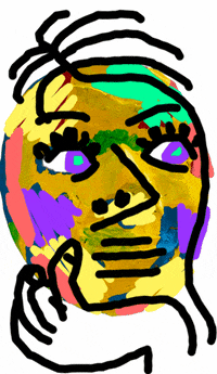 Face Portrait GIF by KaoruHironaka
