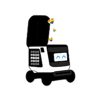 Love Is Love Smile Sticker by Kiwibot