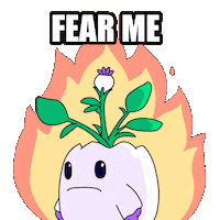 Angry Fire Sticker by Magic Eden