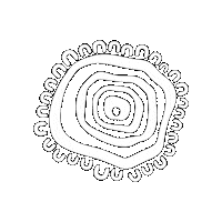 Ngwala ngwala logo ngwala logo white ngwala logo flip white Sticker