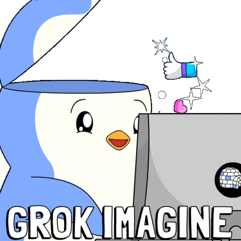 Imagine Artificial Intelligence Sticker by Pudgy Penguins