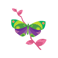 audubonnature butterfly audubon audubon nature institute audubon nature Sticker
