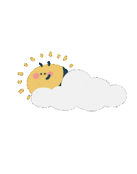 ohhkaydoodles sunshine bee ohhkaydoodles bee my sunshine Sticker