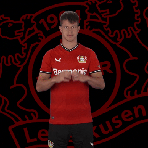 I Love You Heart GIF by Bayer 04 Leverkusen