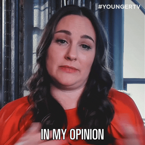 In My Opinion GIF by YoungerTV